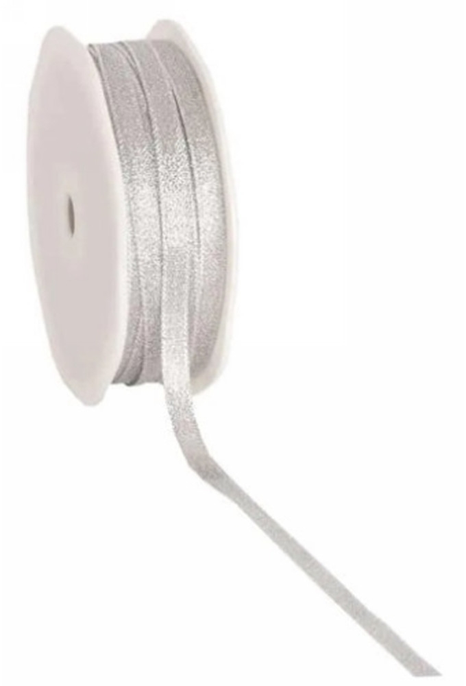 Kadolint Metallic Zilver Flare Woven 6mm x 50meter
