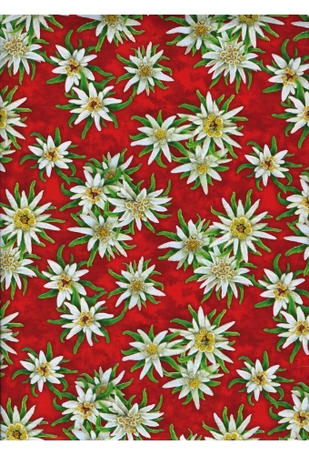 Kadopapier Consumentenrollen Everyday Bloem Rood 70cm x 2meter 1stuks