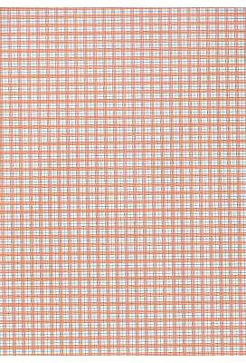 Kadopapier Consumentenrollen Everyday Ruit Oranje 70cm x 2meter 1st
