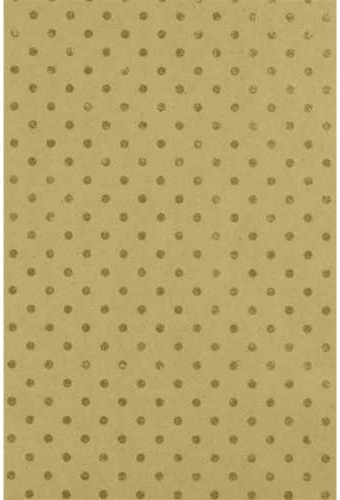 Kadopapier Glitter Dots Goud 70gr 40cm x 100meter