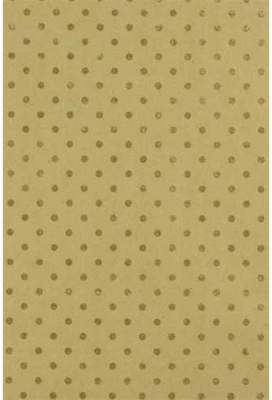 Kadopapier Glitter Dots Goud 70gr 40cm x 100meter