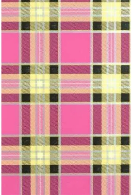 Kadopapier de Luxe Big Tartan Pink 30cm x 200mtr