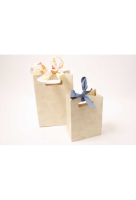 Kadotasje Luigi Karton Neutraal Creme 16x8x23cm 10stuks