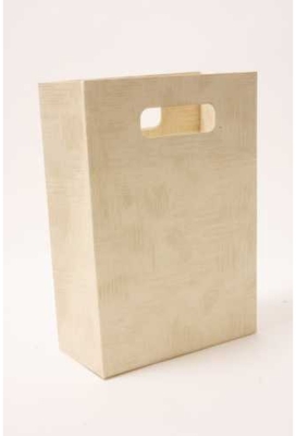 Kadotasje Luigi Karton Neutraal Creme 16x8x23cm 10stuks