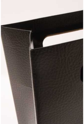 Kadotasje Luigi Karton Zwart Met Relief 12.5x7x18cm 10stuks