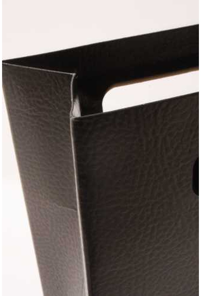Kadotasje Luigi Karton Zwart Met Relief 12.5x7x18cm 10stuks