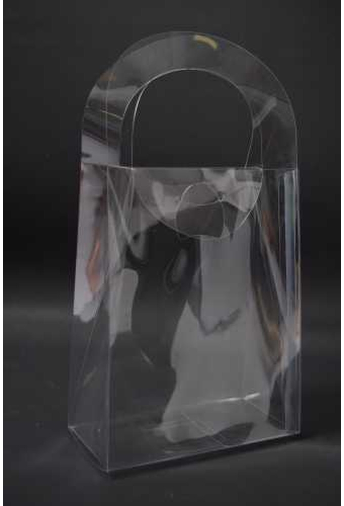 Kadotasjes SIERA Transparant 200my PET 12.5x6.5x16cm 10stuks