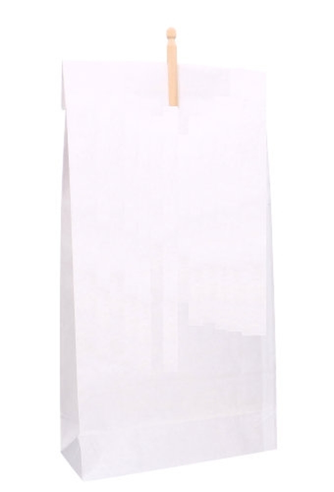 Kadozak XL Kraft Wit Blanco  & Knijper 50x13x80cm 50stuks