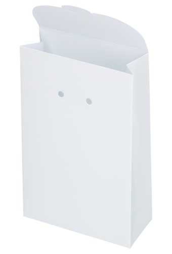 Kadozakje Java Met Sluiting Sacchet Glans Wit 11.5x5.5x18cm 10 stuks