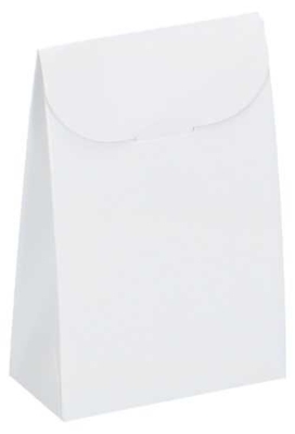 Kadozakje Java Met Sluiting Sacchet Glans Wit 9x4.5x13cm 10 stuks
