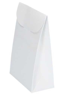 Kadozakje Java Met Sluiting Sacchet Glans Wit 9x4.5x13cm 10 stuks