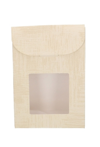 Kadozakje Java Sluiting & Venster Neutraal Creme 9x4.5x13cm10stuks