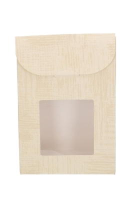 Kadozakje Java Sluiting & Venster Neutraal Creme 9x4.5x13cm10stuks