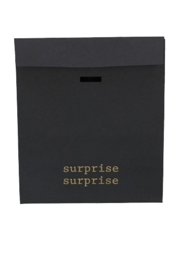Kadozakjes Kraft Zupo Zwart Surprise & Lintgleuf 14x7x15cm 12stuks