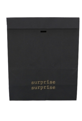 Kadozakjes Kraft Zupo Zwart Surprise & Lintgleuf 25x12x30cm 12stuks