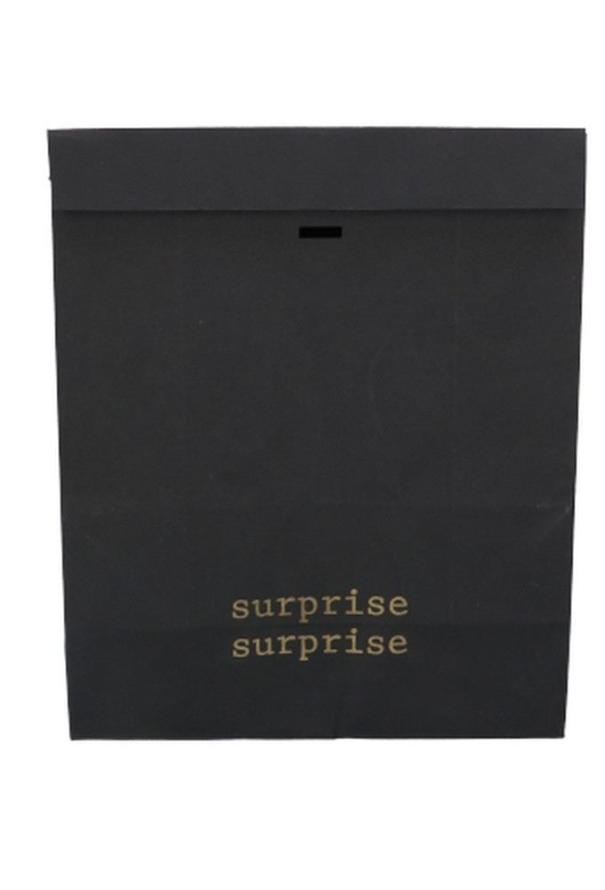 Kadozakjes Kraft Zupo Zwart Surprise & Lintgleuf 25x12x30cm 12stuks