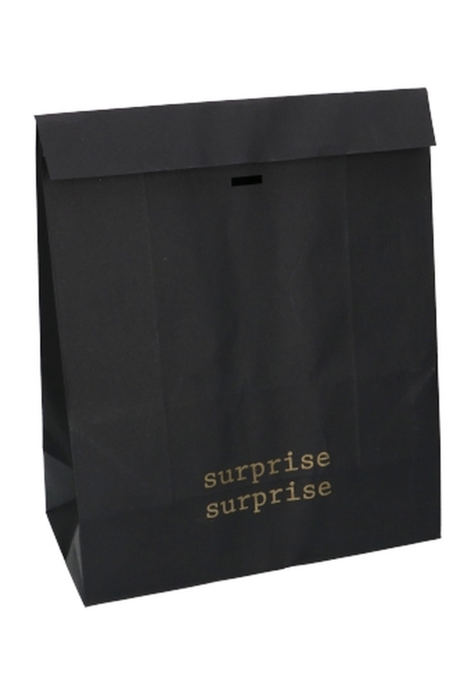 Kadozakjes Kraft Zupo Zwart Surprise & Lintgleuf 25x12x30cm 12stuks