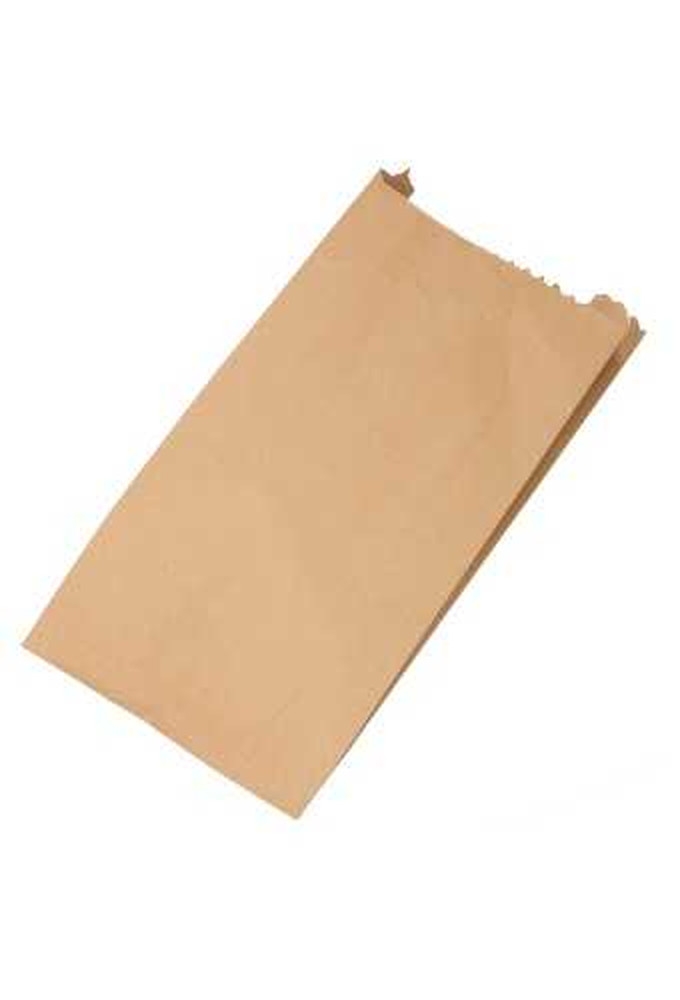 Kadozakjes Zijvouw Kraft 12x24+5cm 70grams 100stuks