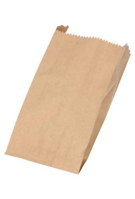 Kadozakjes Zijvouw Kraft 19x35+6cm 70grams 100stuks