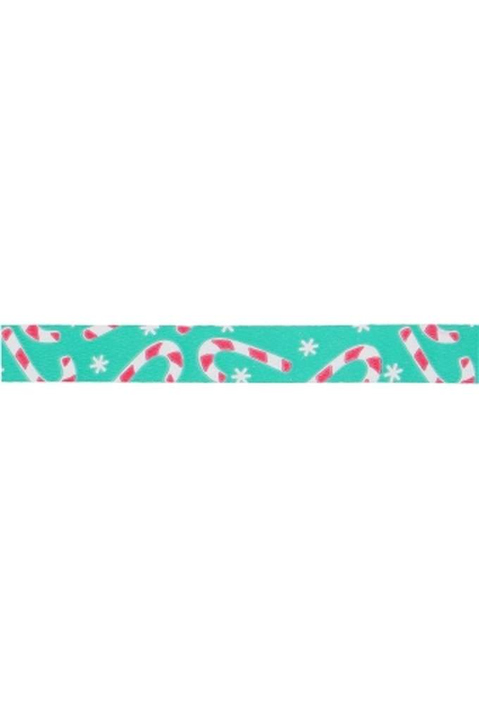Kerst Krullint Christmas Candy Green 10mm x 250 meter  OP IS OP