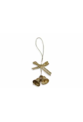 Kerstbelletjes Met Strik Goud Aan Koord 100stuks