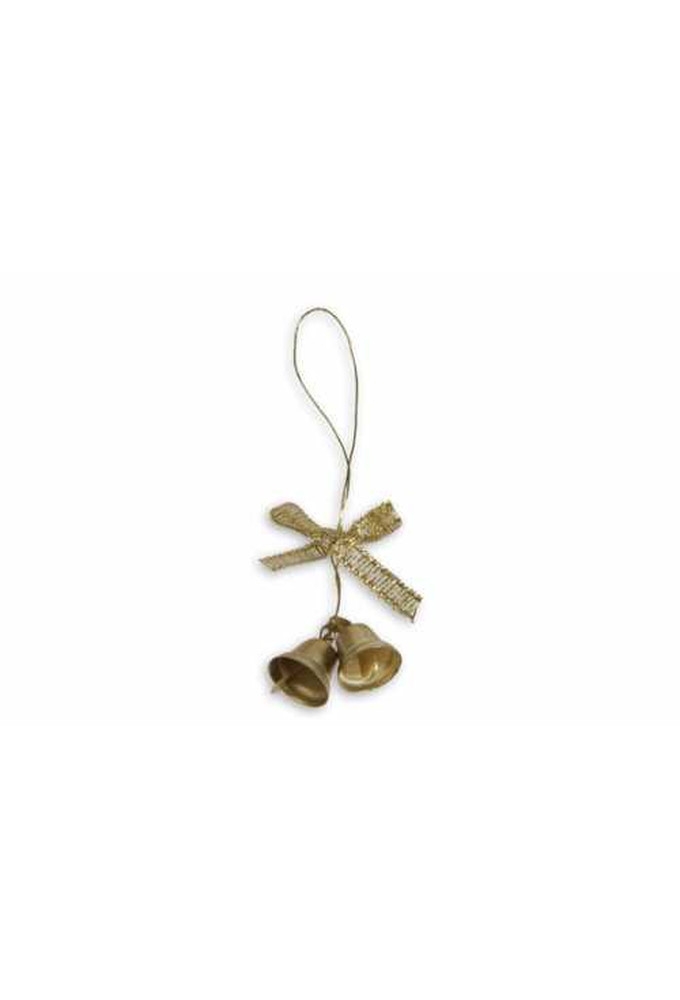 Kerstbelletjes Met Strik Goud Aan Koord 100stuks