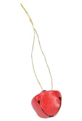 Kerstbelletjes Rood Met Koord 1.5cm 100stuks