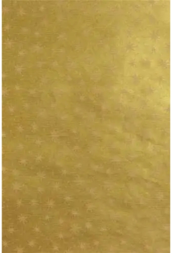 Kerstpapier Bruin Kraft Stars Goud 30cm x 250meter