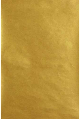 Kerstpapier Bruin Kraft Uni Goud 70cm x 250meter