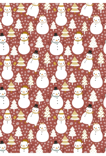 Kerstpapier Dessin 037 50cm x 200 meter