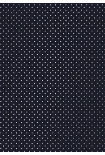 Kerstpapier Little Dots Blauw & Zilver 70 cm x  200meter
