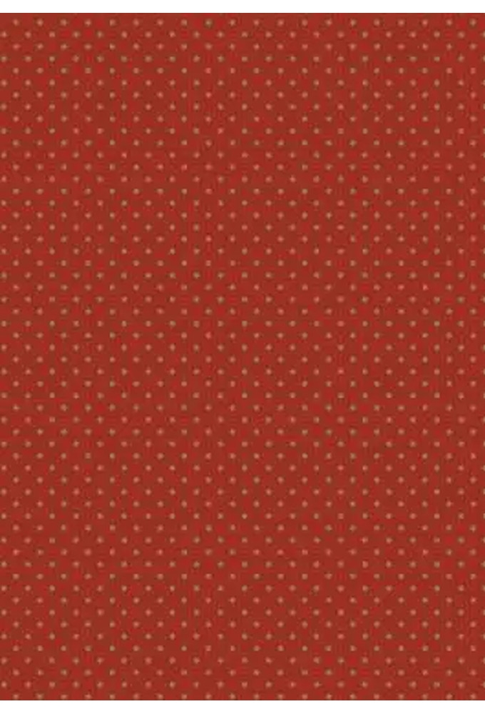 Kerstpapier little dots brick goud 70cm x 200meter