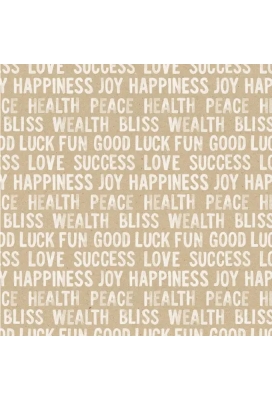 Kerstpapier xmas letters eco Wit Recycled 30cm x 250meter