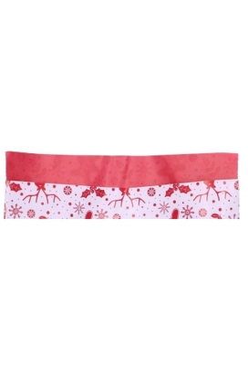 Kerstzakjes Rendier Rood Dubbelzijdig 21x30cm 100stuks  OP IS OP