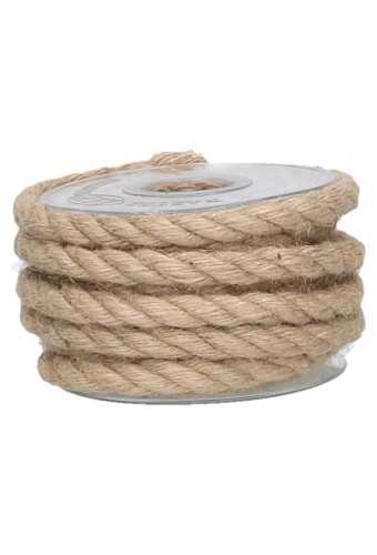 Koord Lint Gedraaid Jute XL Naturel 12mm x 6meter