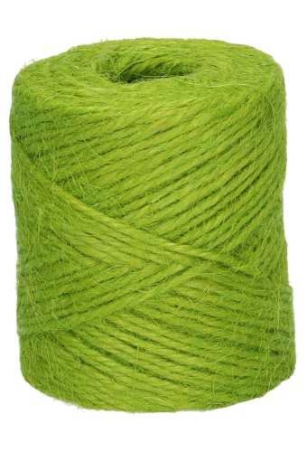 Koord Lint Jute Groen 2mm x 70 meter