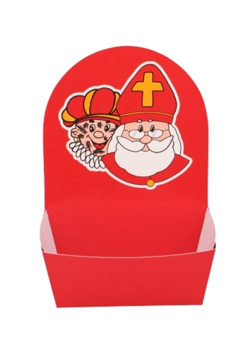 Korf doosjes Sint & Piet 11x7x4.5+12cm 36stuks