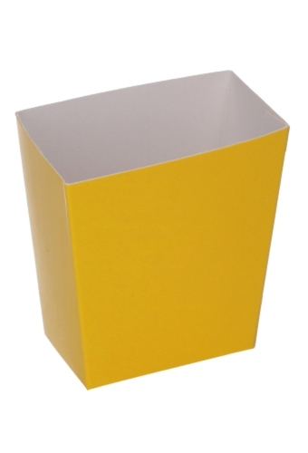 Korfje Hoog Katla Geel 7.5x4.8x8cm 25 stuks