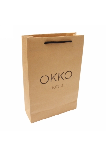 Kraft Tassen Bedrukken Met Logo 120GRAM & Koord 24x9x36cm A4 FORMAAT