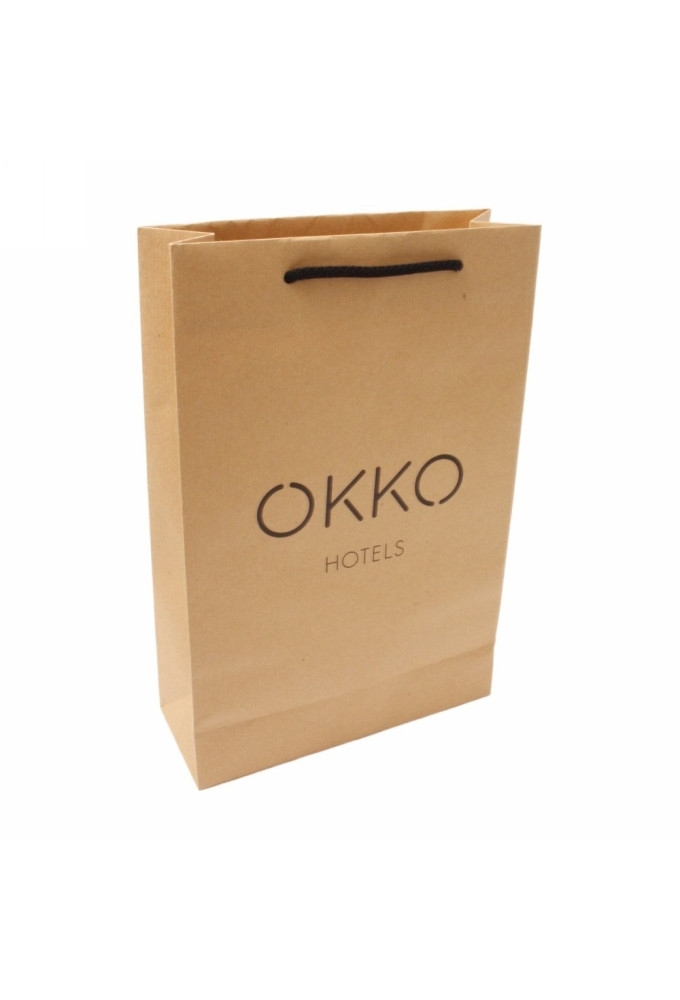 Kraft Tassen Bedrukken Met Logo 120GRAM & Koord 24x9x36cm A4 FORMAAT
