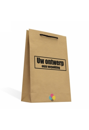 Kraft Tassen Bedrukken Met Logo 120GRAM & Koord 35x12x50cm