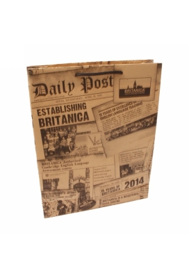 Kraft Tassen Bedrukken Met Logo 120GRAM & Koord 35x12x50cm