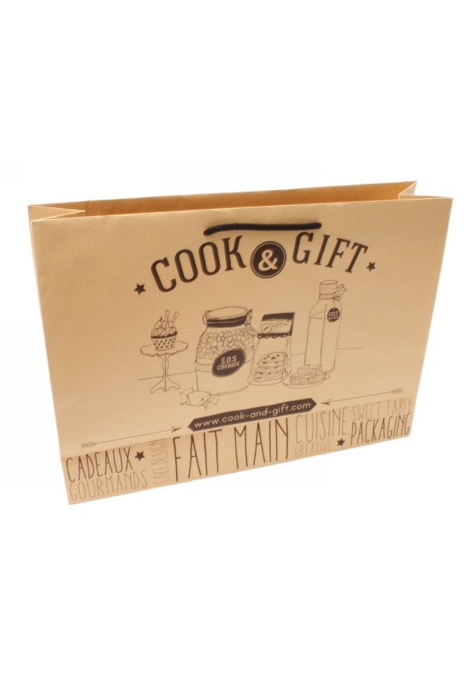 Kraft Tassen Bedrukken Met Logo 120GRAM & Koord 37x9x24cm