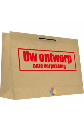 Kraft Tassen Bedrukken Met Logo 120GRAM & Koord 60x15x45cm