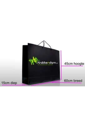 Kraft Tassen Bedrukken Met Logo 120GRAM & Koord 60x15x45cm