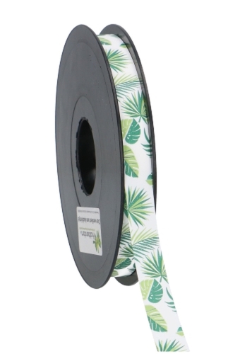 Krullint Flowers Groen Monstera 15mm x 100 meter