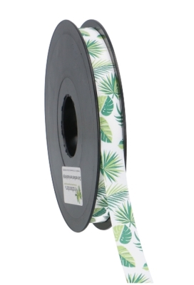 Krullint Flowers Groen Monstera 15mm x 100 meter