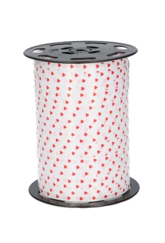 Krullint Hartjes Rood 5mm x 450 meter
