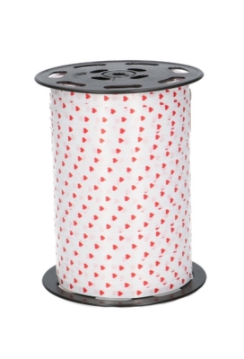 Krullint Hartjes Rood 5mm x 450 meter