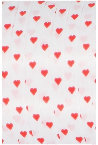 Krullint Hartjes Rood 5mm x 450 meter